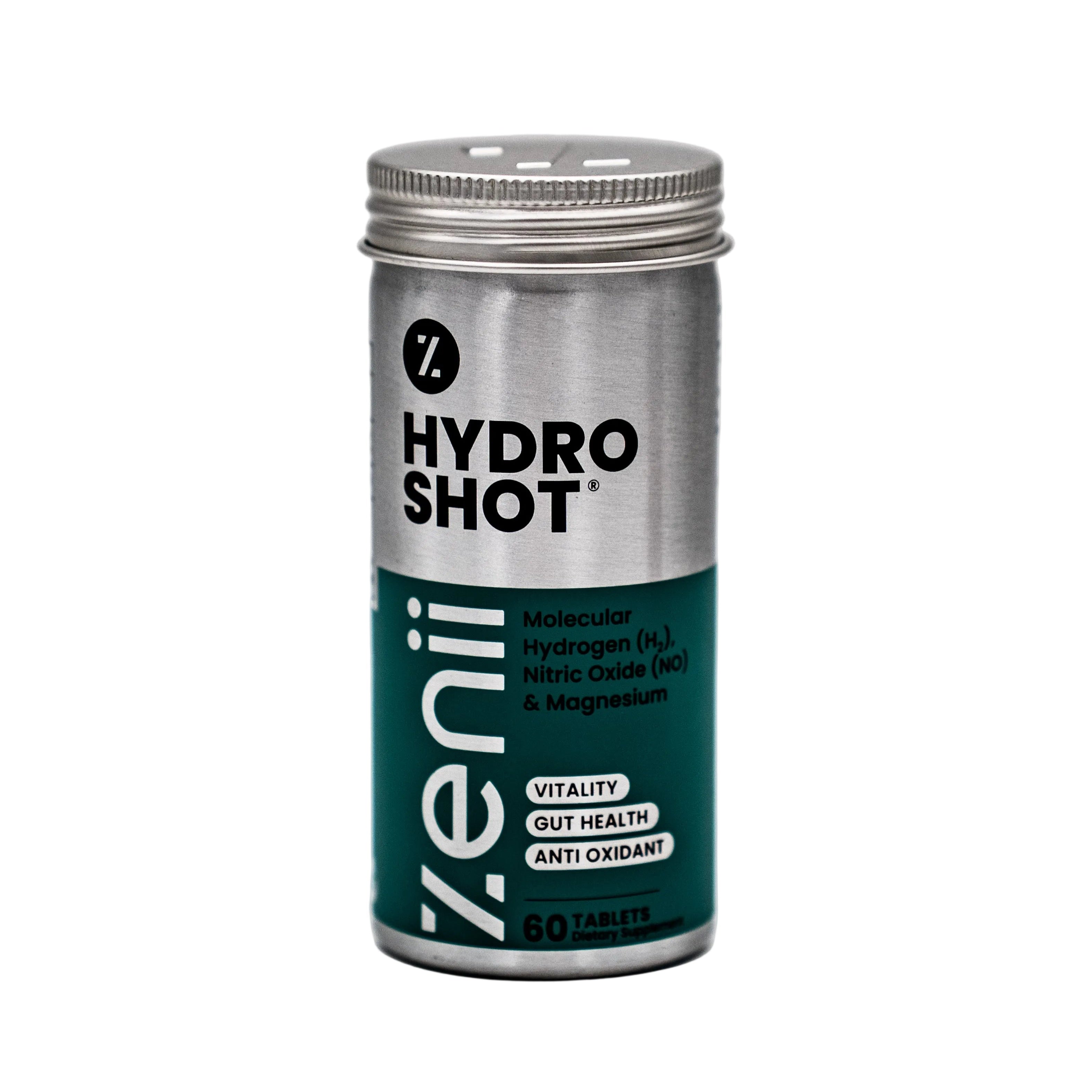 Hydro Shot Tablets 60's - Medical Hydrogen (H2) – Zenii